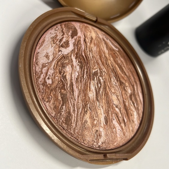 Laura Geller Baked Bronze n Brighten Medium Powder Bronzer w Kabuki Brush - Picture 3 of 6